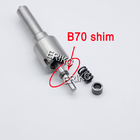 ERIKC Bosch piezo injector nozzle shims B70 Pressure Regulator Gasket B70 Size 1.62-1.80 mm